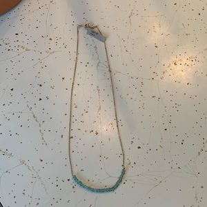 14KT gold filled necklace | sea glass beads | Arhaus collection